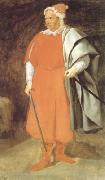 Diego Velazquez Portrait du bouffon don Cristobal de Castaneda y Pernia (Barbarroja) (df02) Spain oil painting artist